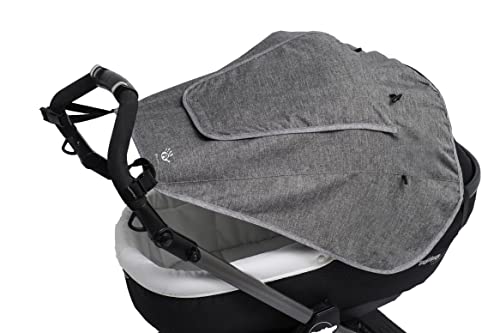 Altabebe AL7014-33 Tendina Parasole Con Protezione Laterale E Finestra, Lifeline Deluxe Grigio Chiaro - 3