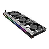 Refroidisseur rvb : combinaison de trois ventilateurs, il offre un fort effet de dissipation thermique, ventilateur de refroidissement de carte graphique