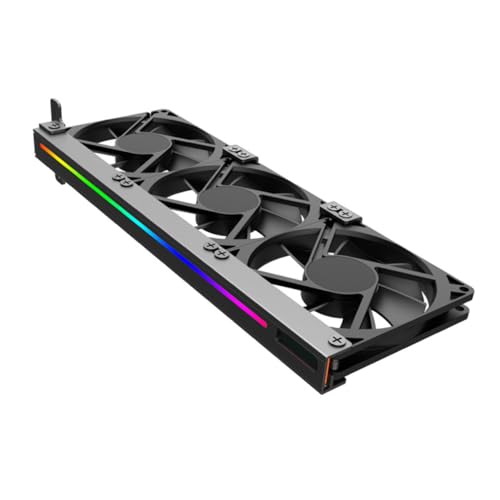 CHICAMPERA Ventilateur de Refroidissement Argb pour Carte Graphique Ventilateur Pin avec Éclairage Rgb pour Dissipation Compatible avec Contrôle Rgb sur Carte