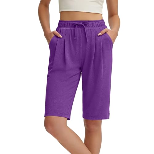 Short De Sport Femme Grande Taille Bermudas Invisible Pas Elastique Handball Satin Smartphone Pince Toile Extensible Fushia 34 Élasthanne Coupe Matiere...