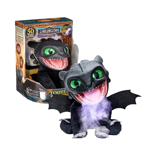 Puppetronic Real FX Toothless - Peluche de Destentao de Cómo