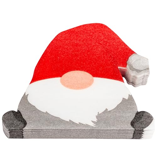 HEKU 12 Premium Airlaid Weihnachtsservietten Wichtel I Hochwertige,...
