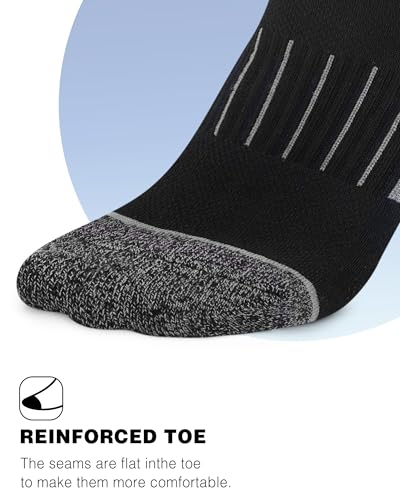 Image of Ankle Socks Womens Athletic Running Comfort Cushioned 3 /5 /6Pairs