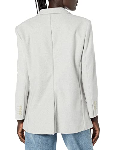 Calvin Klein Women's Petite Flap Collar Long Sleeve Single Button Jacket2