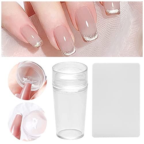 Nail Art Pinsel Set, GuKKK 61 Stücke Nageldesign-Zubehör, 5 St Nail Art Stamping Kit, 15 Stücke Nagel Pinsel, 5 Stücke… – Bild 7