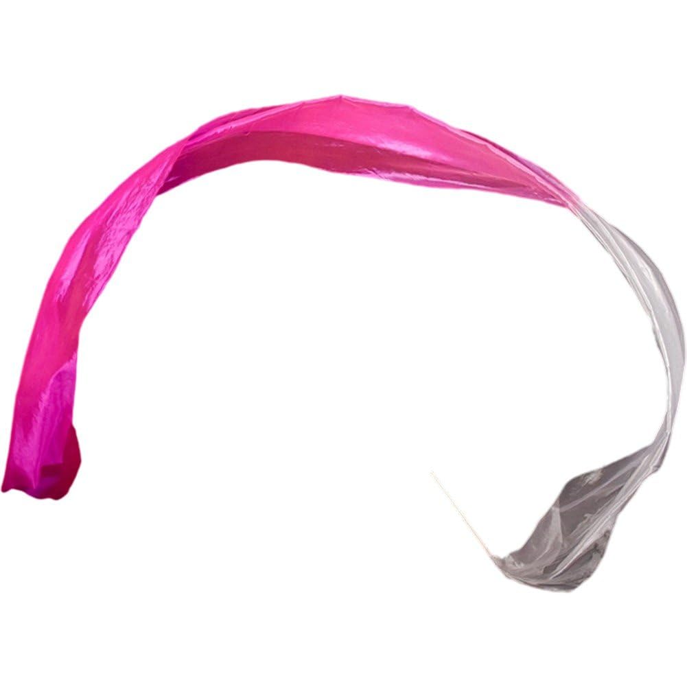 Baokuan Handheld Satin Ribbon Wand, Gradient Flowing Streamer, Dance Performance Prop for Gymnastics Cheerleading, Soft Silk Ribbon