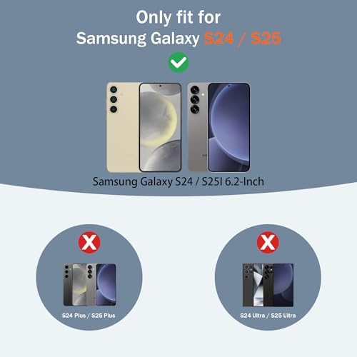 Coque Samsung S25 de qualité militaire avec finitions métal