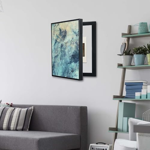 Boîtier de compteur électrique décoratif mural L40 x H50 cm