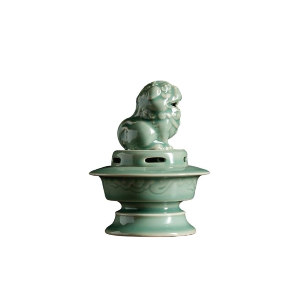 Incense Holder Base Chinese Ceramic Incense Burner Household Retro Bedroom Mosquito Aromatherapy