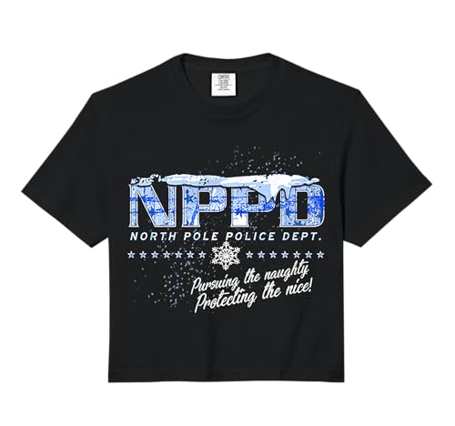 NPPD North Police Comfort Colors Crop Top