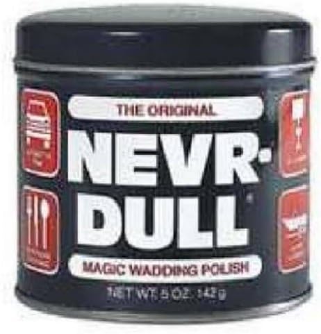 Nevr-Dull Original Model L 5 oz Magic Wadding Metal Polish - Quantity 8