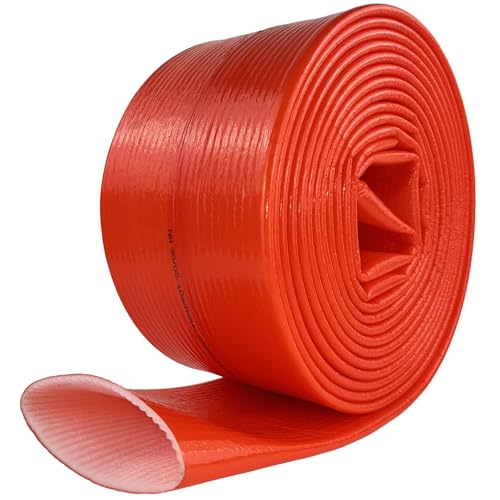 Scorprotect® PE Schutzschlauch Isolierung 4 mm mit 20 m & 5 mm mit 10 m Rot für Rohrisolierung und Abwasser (PE 50 mm x 5 mm x 10 m)