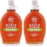 MapleFarm - Puro sciroppo d'acero Canadese BIOLOGICO Grado A (Dark, Robust taste) - 500 ml (Confezione da 2) - Pure maple syrup - succo d'acero BIO