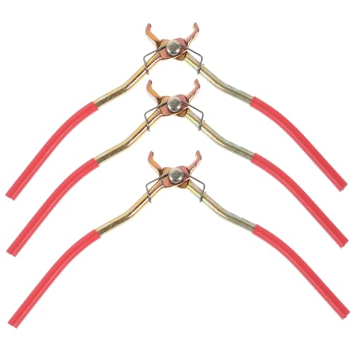 GRIRIW Clip Per Dadi in Acciaio Resistente Molla, Morsetti Per Nocciole Apriscatole Resistenti e Compatti, Set Da 3 Pezzi Per Apertura Veloce Gusci Di Noci, Per Uso Domestico e Regalo