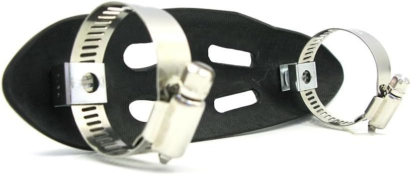 Motocross Exhaust Pipe Guard Carbon Fiber 102-131mm Hole Spacing Anti-Scald Hood Protection Heat Shield Cover