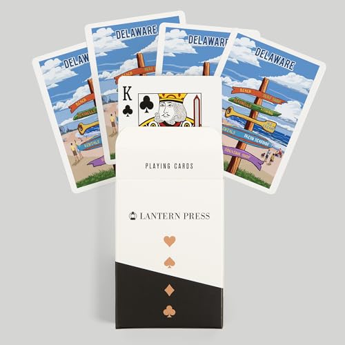 Lantern Press Delaware 52 Cartas Poker Size miniatura 6