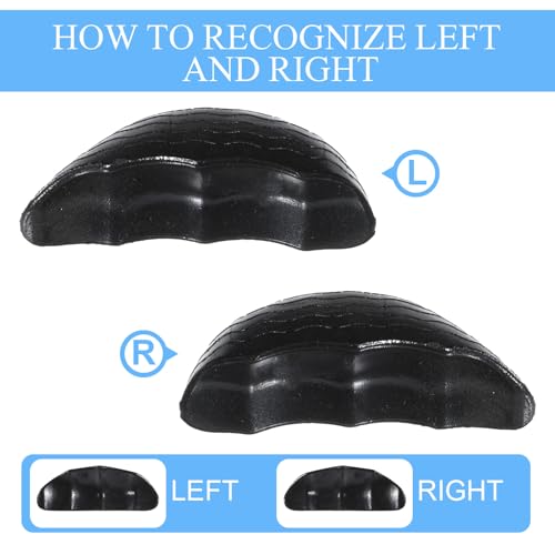Image of COMNICO Shoe Fillers for Loose Shoe, 4 Pcs Shoe Inserts Anti Slip Toe Filler Cushion Inserts Comfort Prevent Heel Slipping Shoe Fillers for Men and Women Shoe Too Big