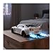 AYEXNSD with Time Display Car Alarm Clock, Engine-Light Simulation Modern Sports Car Nightstand Clock Bedroom, and Auto-Enthusiast Decor(Black)