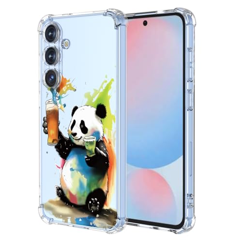 XINYEXIN Coque pour Samsung Galaxy A56 5G Transparent - Série Colorée de Graffitis d'art Cool,...