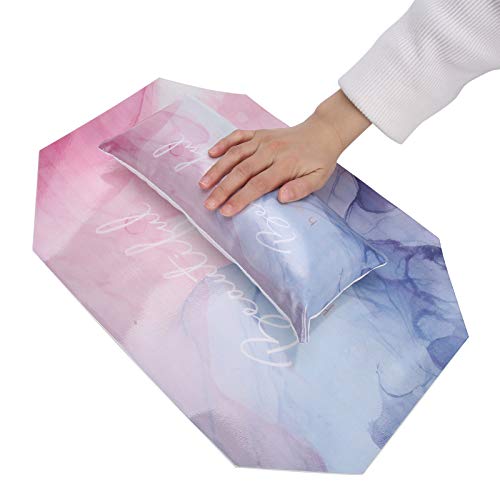 Maniküre Kissen, Maniküre Kissen Professionelle Abnehmbares Handkissen Pu Leder Waschbare Matte Nageltisch Techniker… – Bild 6