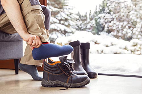 Kaps Stiefelsocken Winter Line Schuheinlagen - Gummistiefelsocken aus Acryl Filz und Baumwolle für Mehr Wäremschutz Gegen Kalte Füsse - 43/44