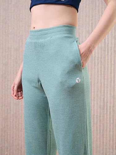 Image of TECHNOSPORT Women's Relaxed Fit Mid Rise Track Pant