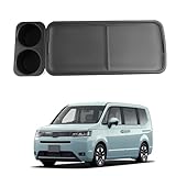 【RUIYA】新型 ホンダ ステップワゴン RP系 RP6 RP7 RP8 専用 スライド式 コンソールボックスカバー ワゴン センターテーブル ドリンクホルダー 増設 収納 傷防止 貼り付け簡単 ステップワゴン アクセサリー カスタム内装パーツ 多機能収納ボックスカバー 車種専用