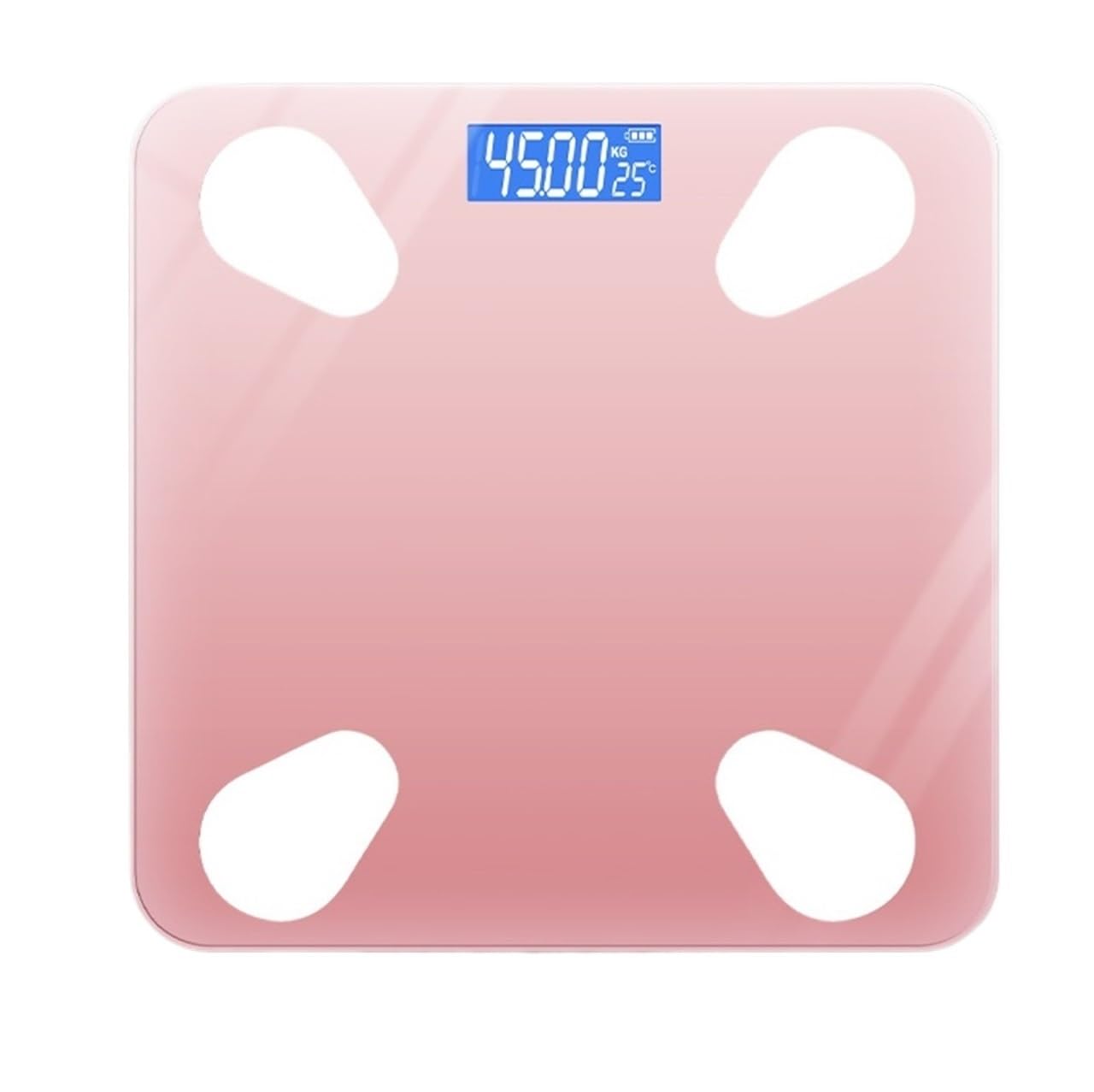 Báscula de baño báscula electrónica de grasa corporal llamada báscula de pesaje multiusos (rosa)