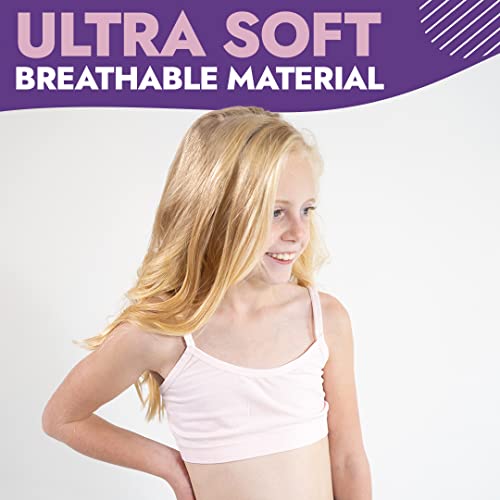 Popular Girls Seamless Training Bra - Crop Training Bras For Girls. Girls Sports Bra. Bra Pack 5Pk Basics M #TOP3