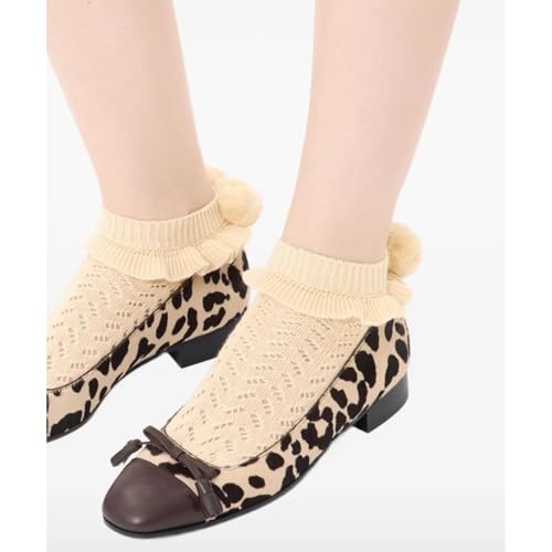 Ballet Flats Shoes for Women Slip On Round Toe Bow Ballerina Shoes Comfortable Casual Work Dress Cute Flats Shoes2