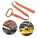 BCOATH Deer Drag Strap for Hunting Lightweight Nylon Harness with Comfort Grip for of Deer and Gear Outdoor Hunting Accessory Orange