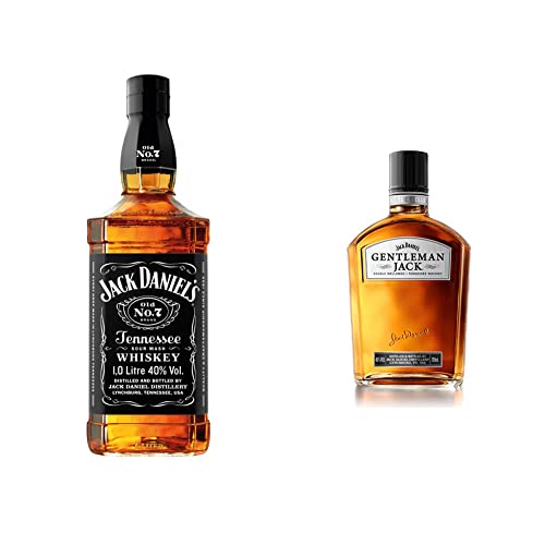 Image of Jack Daniel's Tennessee Whiskey Gift Tin, 1L & 's Gentleman Jack Tennessee Whiskey, 700ml
