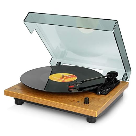 Lenco Recordspelare LS-10 skivspelare med inbyggda högtalare