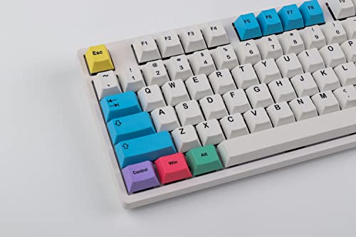 Image of Dye Sublimation Keycaps | Cherry Profile for Custom Merchanical Keyboard | 139 Keys (Chalk)