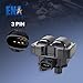 ENA Set of 2 Ignition Coil Pack Compatible with Ford Lincoln Mazda Mercury F150 F250 Contour E150 Escort Explorer Mustang Ranger Town Car Expedition Mark B2300 B2500 2.3 4.6 Replacement for FD487 C924