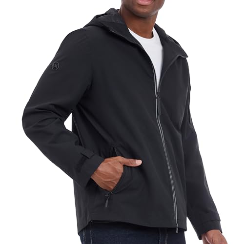 Michael Kors Men's Hooded Windbreaker, Rain and Wind Resistant3