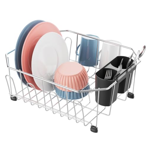 iSPECLE Small in Sink Dish Drying Rack - Stainless Steel for RV Kitchen