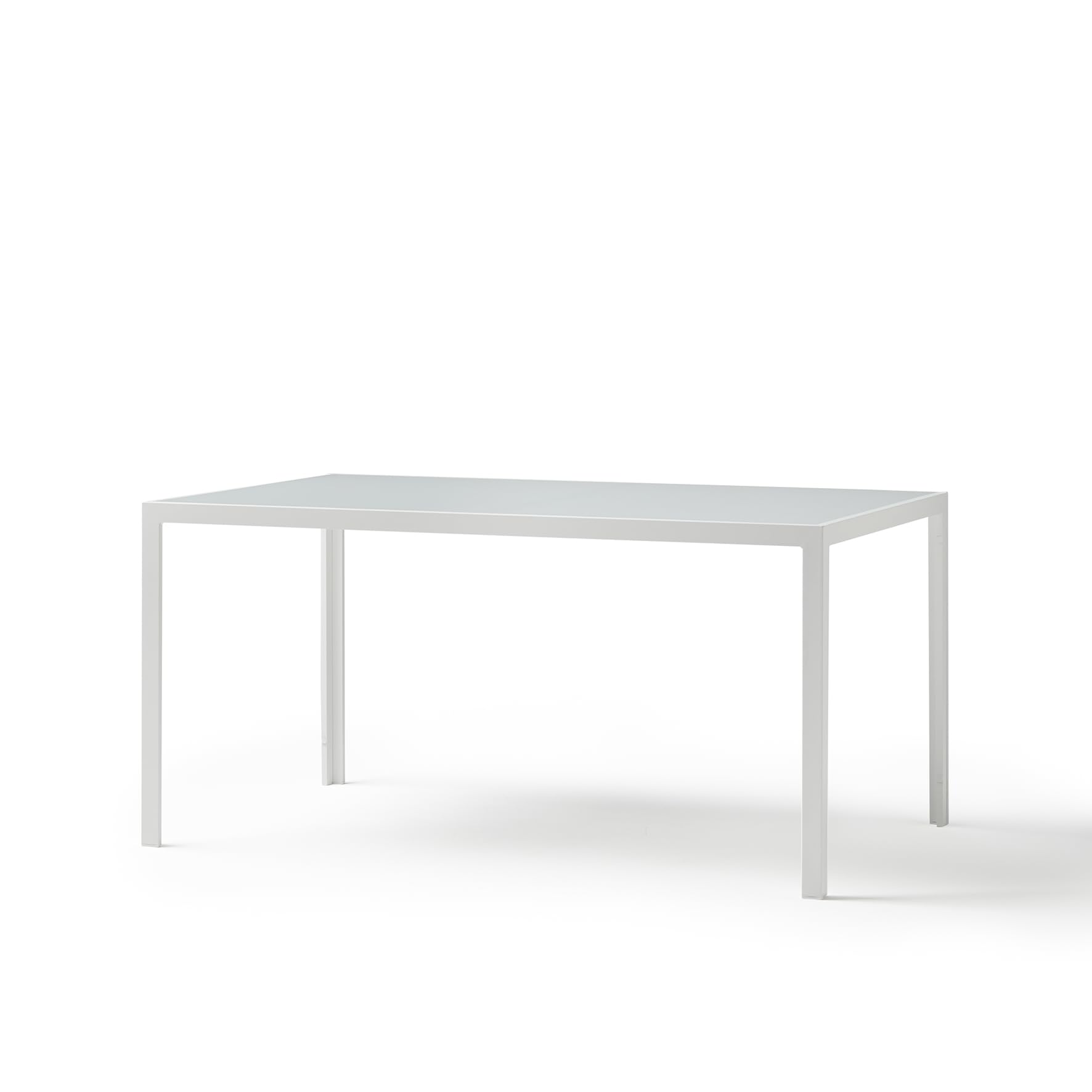 KG KITGARDEN - Mesa Aluminio Terraza/Jardín, 150x90x72, Blanco Roto - Parma