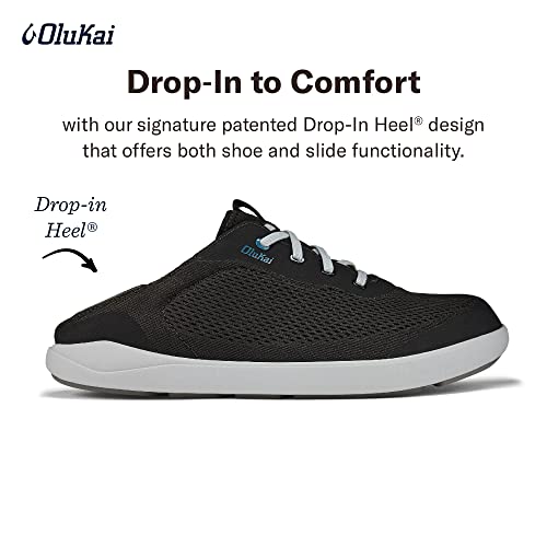 Image of OluKai Moku Pae Slip-On Men's Boat Shoes, Breathable Mesh Deck Shoes, Lightweight Water-Friendly Beach Sneakers for All-Day Comfort