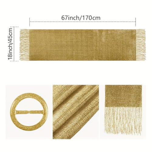 GSHLLO Glitter Shawl Wrap Sparkly Wedding Shawl Large Party Shawl Evening Dress Wrap Women Metallic Shawl with Buckle Silver2