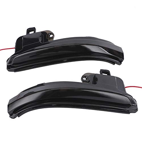 Akozon Indicador pisca-pisca dinâmico de fluxo lateral espelhado para Tacoma/Alphard MK3 (lentes fum