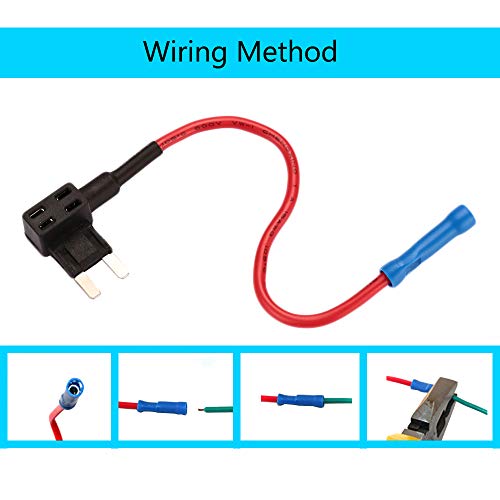 Esupport 12V Car Add-A-Circuit Fuse Tap Adapter Mini Atm Apm Blade Fuse Holder Pack Of 10 #TOP5