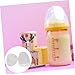 4Pcs Bottle Replacement Caps Lids for Secure Seal Leak Closure Versatile Design for Clean Feeding Compatible with Wide Neck Bottles