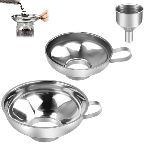 Imbuto Acciaio Set 3 Imbuti In Acciaio Inox Per Cucina Piccolo Medio Grande