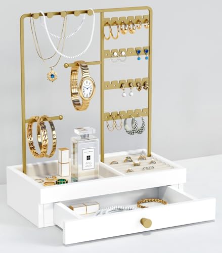 Goozii Gold Jewelry Stand Organizer Necklace Holder,...