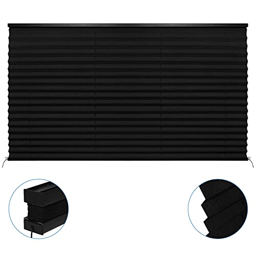 Image of RV Blinds for Camper Window,RV Shades Camper Blinds for Travel Trailers,Motorhome Pleated Window Shades-62 W x 38 inch L
