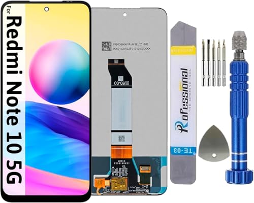 Écran pour Xiaomi Redmi Note 10 5G LCD noir avec outils It'Go