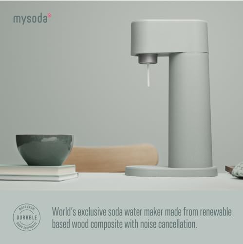 Image of Mysoda Woody Carbonated Water Machine with 1L Bottle - Pigeon