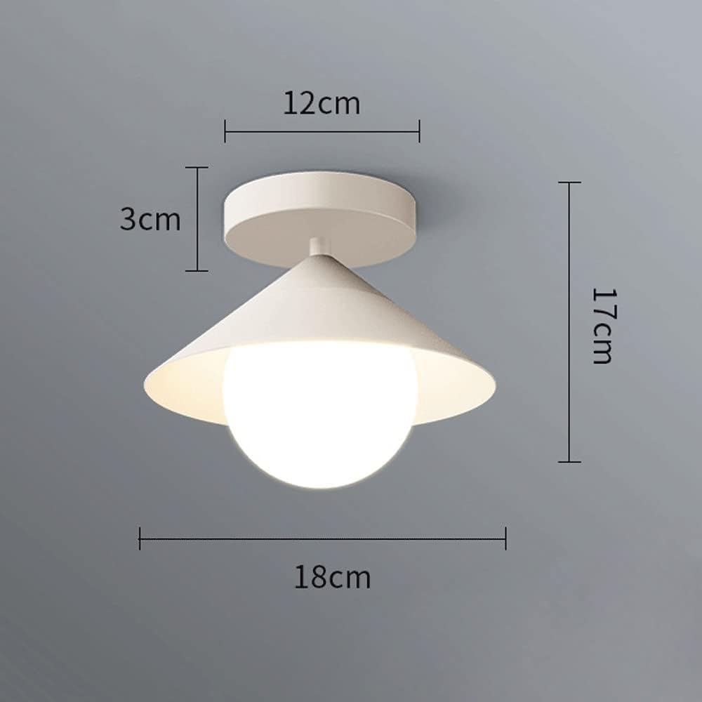 Lustres, Plafonniers D'Intérieur À Led Globe Ceilingp Simple Semi Fmount Ceililight Fixture G9Psalls Pour Cuisine Couloir Chambre/Blanc/A/Blanc/Un