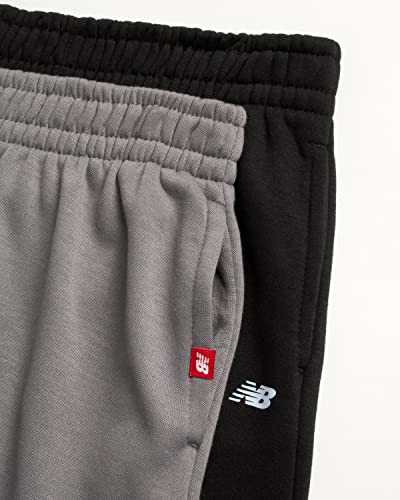 New Balance Boys Sweatpants - 2 Pack Active Performance Fleece Boys Joggers with Elastic Waistband - Athletic Pants for Kids3